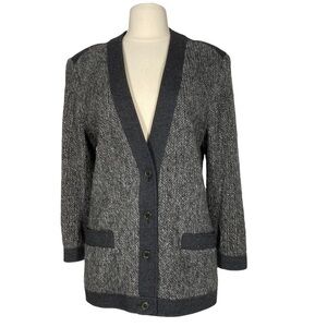BLEYLE Vintage Wool Grandpa Cardigan Sweater